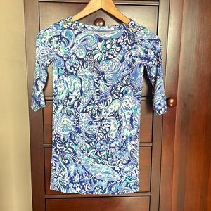 Excellent condition - Lilly Pulitzer cotton dress - girls size 6-7